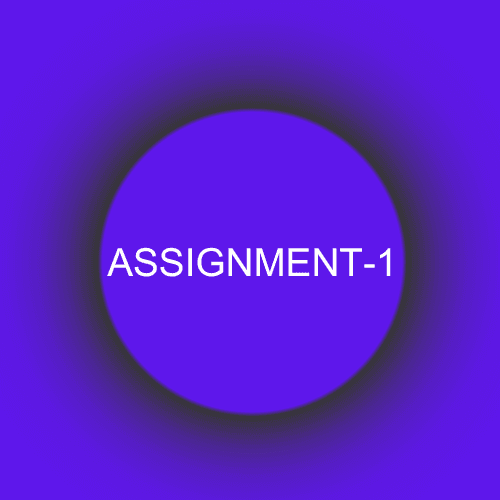 Assignment 1