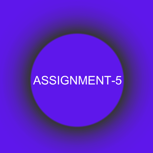 Assignment 5