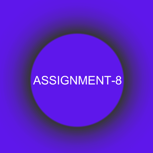 Assignment 8